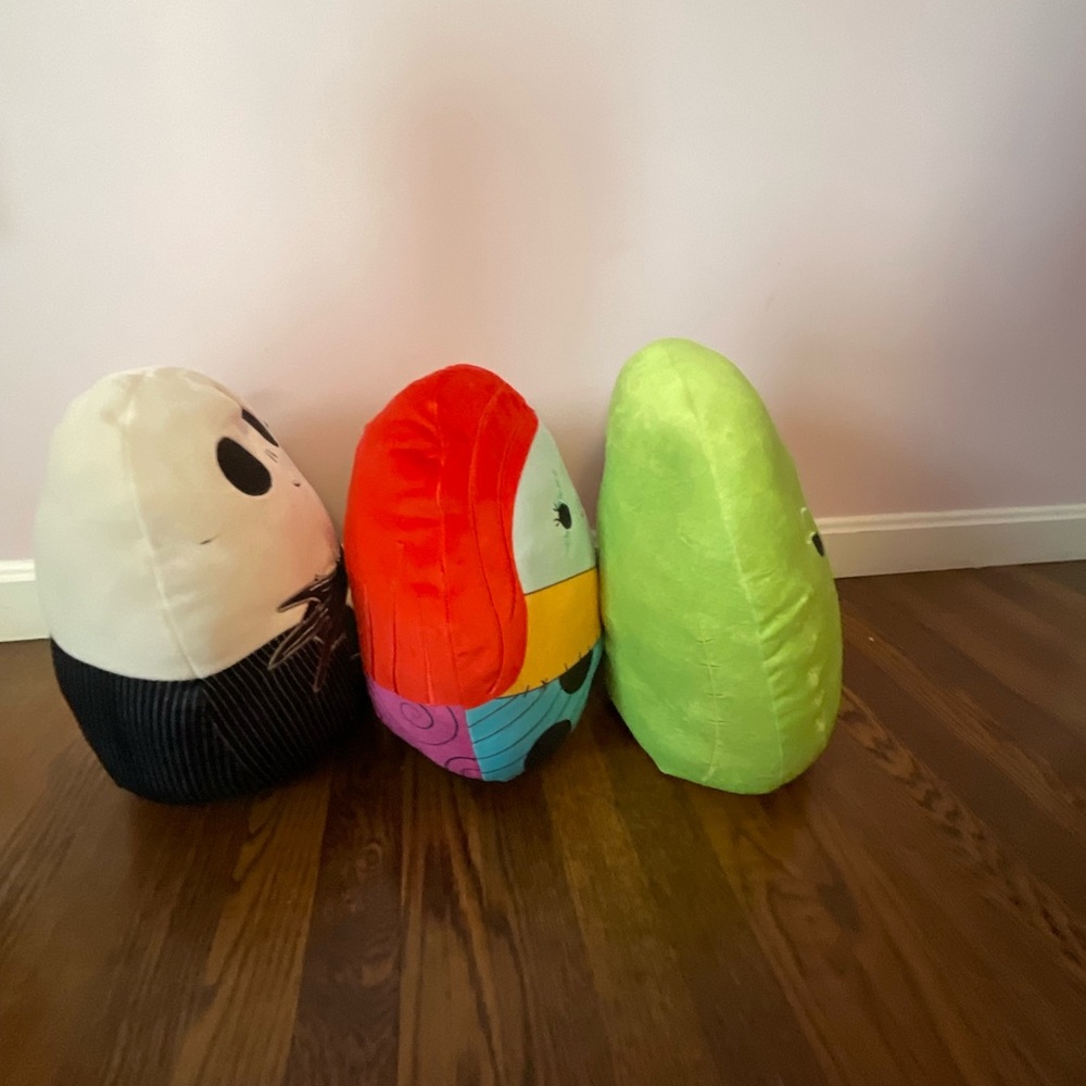 3 of the nightmare before christmas squishmallow’s each Squishmallow is 12 inch - Picture 3 of 4